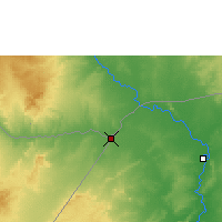 Nearby Forecast Locations - Mandera - Map