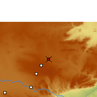 Nearby Forecast Locations - Lusaka - Map