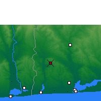 Nearby Forecast Locations - Ilaro - Map